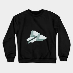 Vector Paperplane Wildebeest Crewneck Sweatshirt